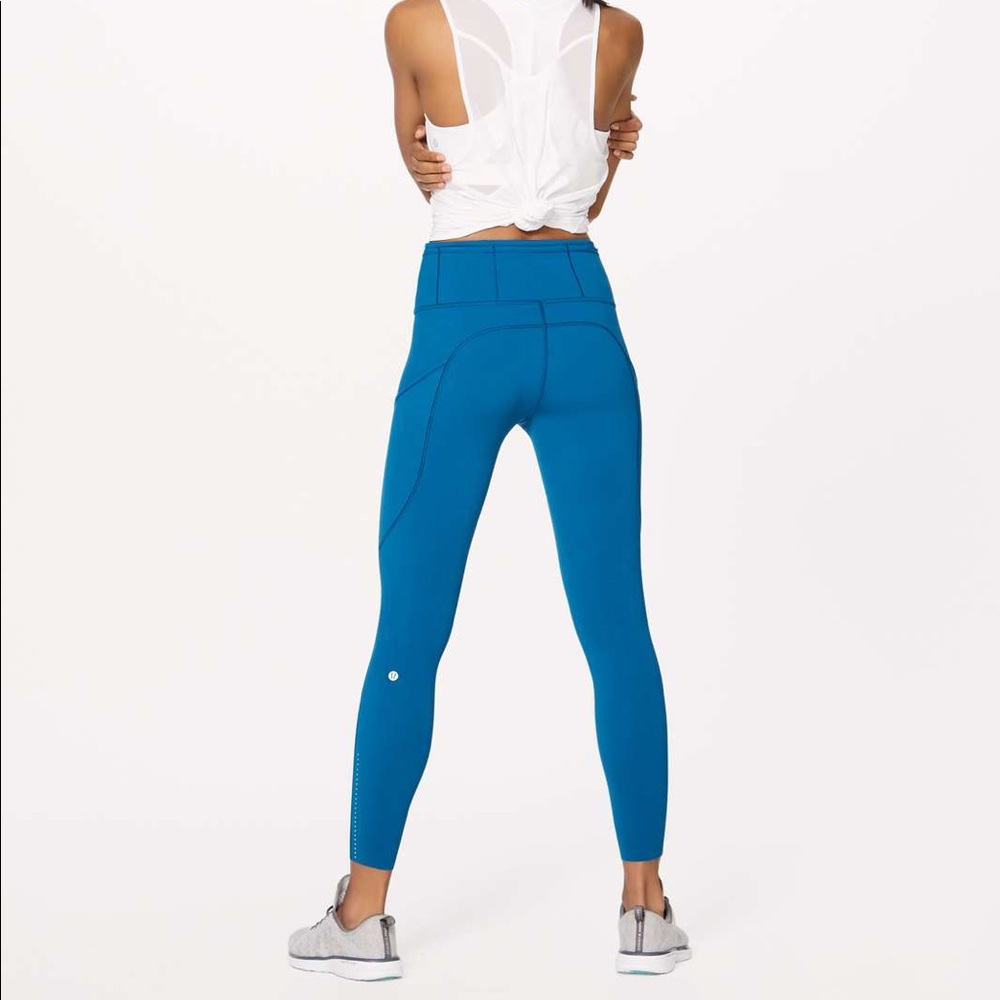 Lululemon lemon 7/8 fast and free leggings